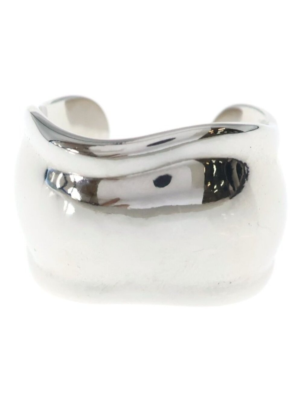 Tiffany & Co Elsa Peretti Bone Cuff Ring Silver